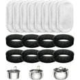 thumbnail image 5 of FWMB 16pcs Replacement Cat Water Fountain Filters, Compatiable with FWMB Cat Water Fountain 108oz/3.2L and 135oz/4.0L, 8 Pack Filters & 8 Sponges Foam Filter, 5 of 9