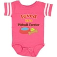 thumbnail image 3 of Inktastic Pitbull Terrier Loved by a (Dog Breed) Boys or Girls Baby Bodysuit, 3 of 5