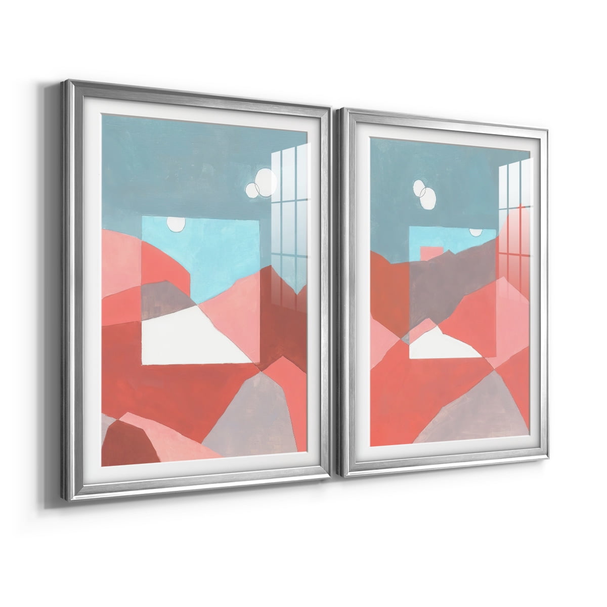 Wexford Home Desert Dreamscape I Premium Framed Print, 18.5" x 24.5" - Ready to Hang, Silver (Set of 2)