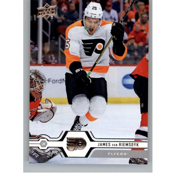 Collectible 2019-20 Upper Deck #75 James van Riemsdyk Philadelphia Flyers NHL Hockey Trading Card