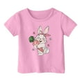 thumbnail image 4 of FhsagQ T-Shirt Mode Décontractée pour Enfants, Col Rond, Manches Courtes, 4T, Printemps, Été, 1-2 Ans, 4 of 4