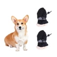 thumbnail image 5 of Anti-Skid Pet Shoes For Dogs Outdoor Walking Black Size 2 With Paw Protection 4Pcs, 5 of 5