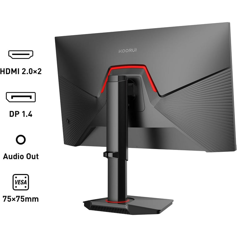 KOORUI 27 Inch QHD Gaming Monitor, 200Hz Monitor, 1ms, Fast IPS