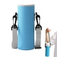 thumbnail image 3 of Water Bottle Sleeve, Water Bottle Carrier Bag With Adjustable Shoulder Strap, Insulated Neoprene Bottle Sling Holder Case Pouch Cover For Water Bottle Protection, 3 of 9