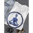 thumbnail image 3 of Amazing Watercolor Lotus Yoga T-Shirt Women -Image by Shutterstock, Female x-Large, 3 of 4