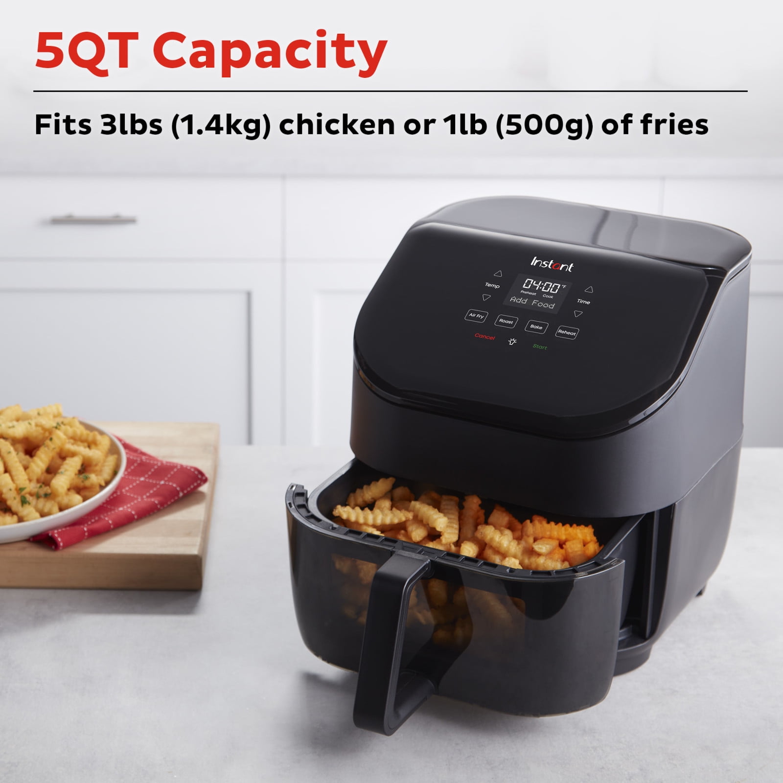 LNC Magic 34-Quart Stainless Steel Air Fryer YV73E3LWS000S68