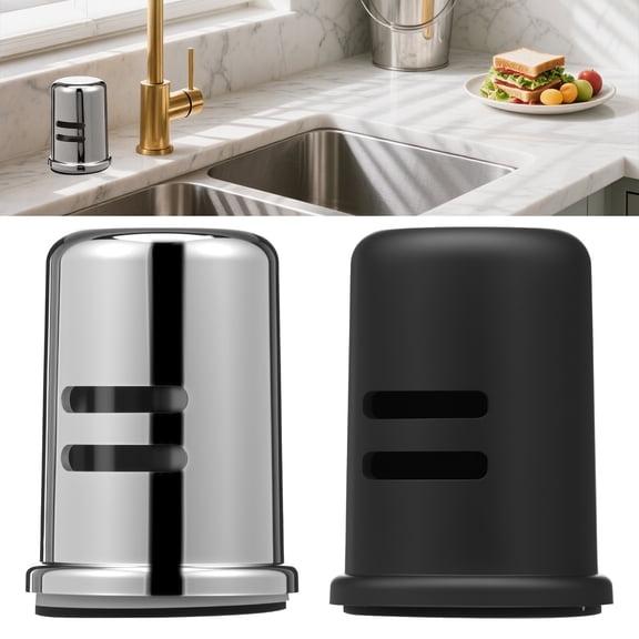 Ikoopy 2Pcs Dishwasher Air Gap Cover Universal Plastic Dishwasher Air Gap Cap Replacement Easy to Install for Kitchen Sink