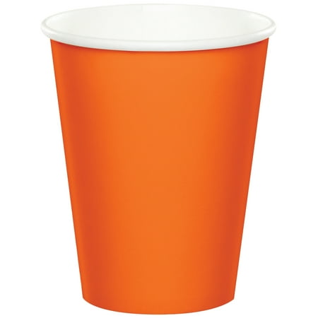 

Sunkissed Orange 9 oz Cups 72 Count for 72 Guests