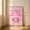 Rolled Canvas, variant on Milkshake Lyric Poster, Pink Lips Wall Art, 90s Music Print, Dopamine Decor Print, Minimalist Pink Wall Art, Funny Quote Poster