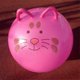 thumbnail image 2 of 1pc Bouncing Ball Inflatable Exercise Ball Cartoon Ears Handle Jumping Ball Fitness PVC Equipment (Random Color), 2 of 3