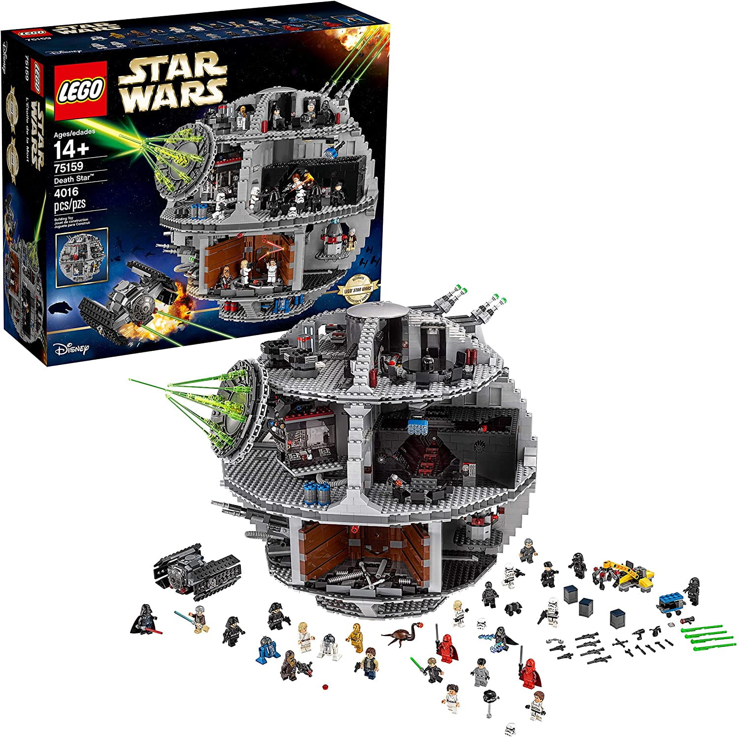 Kit de Construccion Estrella de la Muerte LEGO Star Wars 75159 Coleccionable con 4 016 piezas LEGO 75159 Walmart en linea