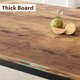 thumbnail image 3 of Qinaqin 78.7-inch Largo de Profundidad Madera Rectangular Kitchen cm Profundidadining Mesa para 6 con a Robusto Metálico Frame y Rústico Marrón Finish, 3 of 7