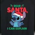 thumbnail image 3 of Lilo & Stitch - Dear Santa I Can Explain - Women's Lightweight French Terry Long Sleeve Shirt, 3 of 5