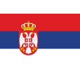thumbnail image 1 of Bandera de Serbia Boolavard 90 x 150 cm, impermeable, doble cara, 1 of 7