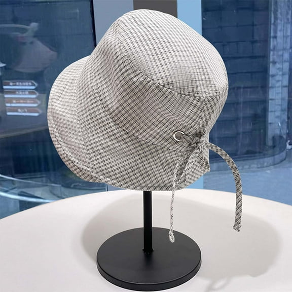 Women's Summer Sun Hat Wide Brim Bowknot Fisherman Hat Outdoor Beach Vacation Casual Boho Accessory Womens Fedora Hats for Summer Beach Floppy Hats Summer Beach Hats for Women Visor Hat for Women Hat