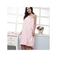 thumbnail image 2 of Women's Bath Bowknot Towel Microfiber Spa Beach Bath Shower Wrap Robe Dress, 2 of 4