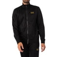 thumbnail image 3 of EA7 Logo Zip Tracksuit, Black, 3 of 10