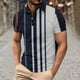 thumbnail image 2 of Mens Manga Corta Botón Abajo Camisas con Bolsillo Pulover Botón de Impresión de la Camisa de Solapa de Poliéster Cuello de Vuelta, Blusa Casual para Hombres, 2 of 5