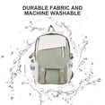 thumbnail image 4 of 1pc Retro Flap Backpack, Women Student Backpack Men Large Capacity Backpack, Fashion Contrast Color Bag, Large-capacity Travel Bag, 4 of 5