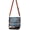 Brown Turquoise Cowhide, variant on Women's Floral Upcycled Fabric Distressed Leather Shoulder Bag 17RT2115-204