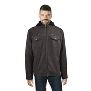 XRAY Mens Leather Jacket Coat, Faux PU Leather Coat Motorcycle Biker Jacket for Men