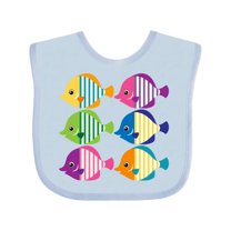 Inktastic Tropical Fish Lover Girls Baby Bib