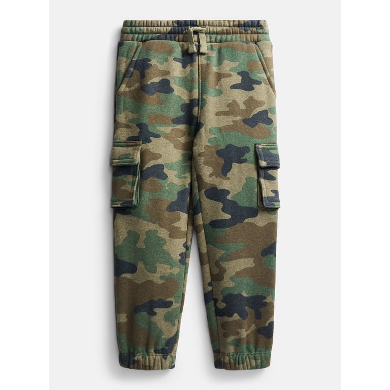 Wonder Nation Toddler Boys Fleece Hoodie & Cargo Pants Set photo 3