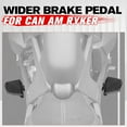 thumbnail image 3 of A & UTV PRO Extended Larger Footrest Pedal for Can-Am Ryker All Models, Wider Design Brake Foot Rest Peg Broaden Driver Board Footboards Accessories, 3 of 9