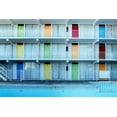 thumbnail image 2 of Highsmith, Carol 24x17 White Modern Wood Framed Museum Art Print Titled - Colorful Historic Motel in Wildwood-New Jersey, 2 of 4