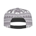 thumbnail image 5 of Flat Bill Trucker Hats for Women Men - cute Alpaca Llama exotic Adjustable Flat Baseball Cap Snapback Hats Dad Hats for Men, 5 of 7