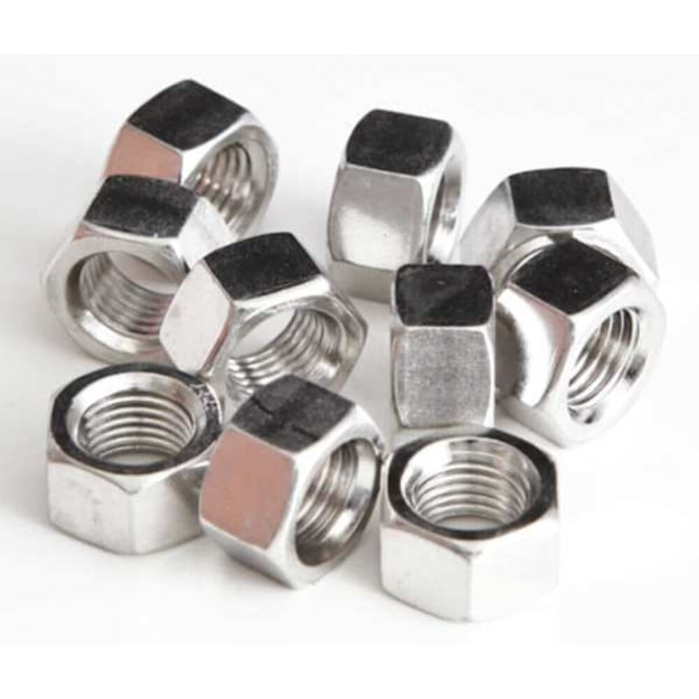 Heavy Hex Nut, 5/16"-18, 18-8 Stainless Steel, Not Graded, Advanced Corrosion Resistance, 50 PK