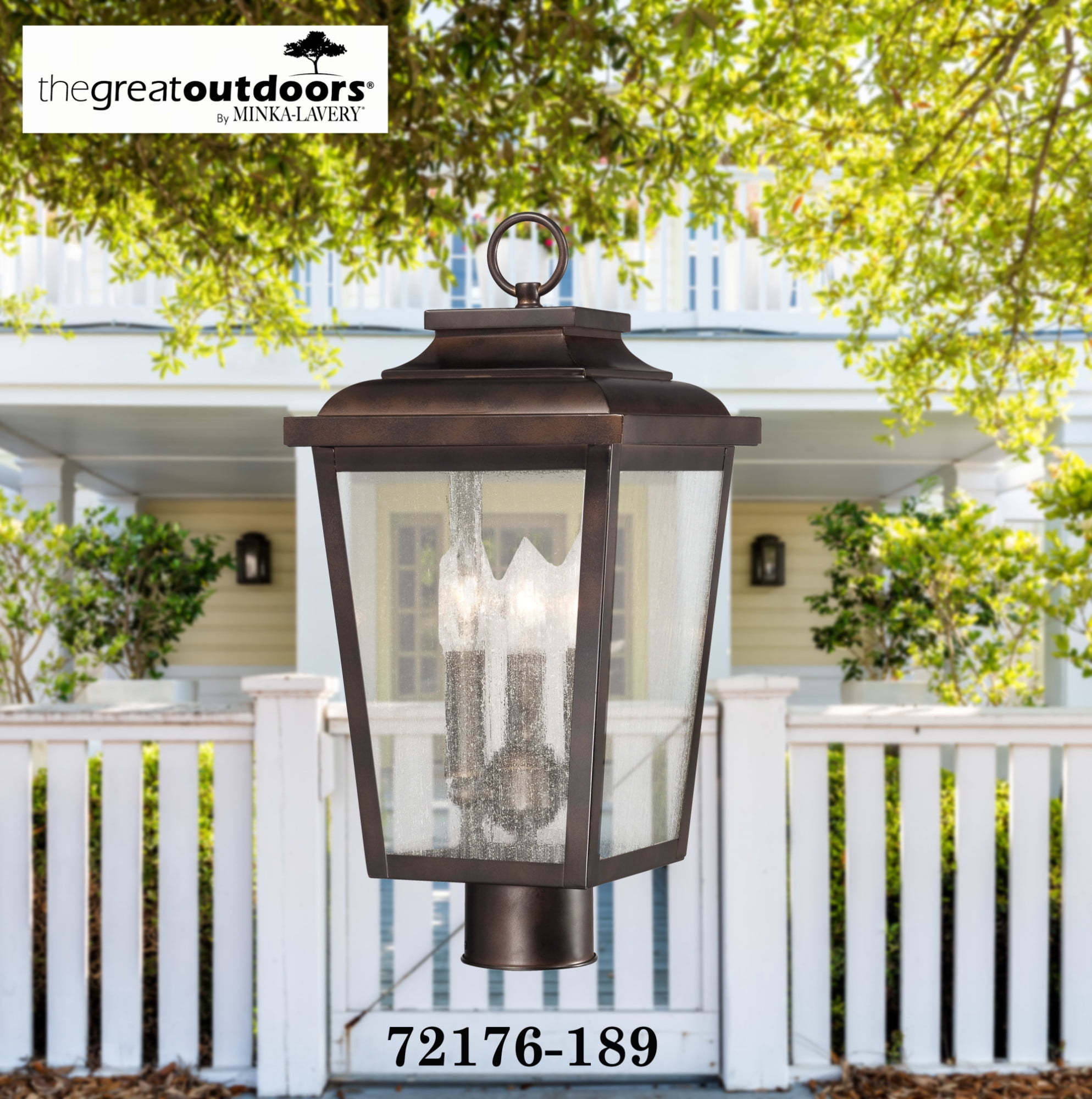 Minka Lavery - Great Outdoors - Irvington Manor - 3 Light Post Mount In