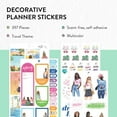 thumbnail image 5 of Happy Planner “Going Places” Travel Sticker Book – 397 Piece Decorative Planner Stickers by Rongrong – Multicolor, Travel Theme, 5 of 5
