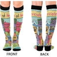 thumbnail image 2 of FREEAMG American Map Compression Socks for Women and Men, 1 Pair, 2 of 7