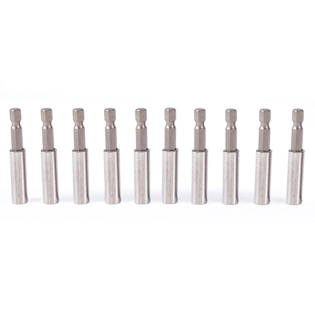 10 piezas de extensión de destornillador, soporte para brocas hexagonales de 1/4" para herramientas eléctricas