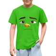 thumbnail image 2 of Piuwrlz 9 Boys Short T-Shirts Sleeve Teen Funny Graphic Shirts Tops Pullover T Shirts Green Size 9 Years, 2 of 7