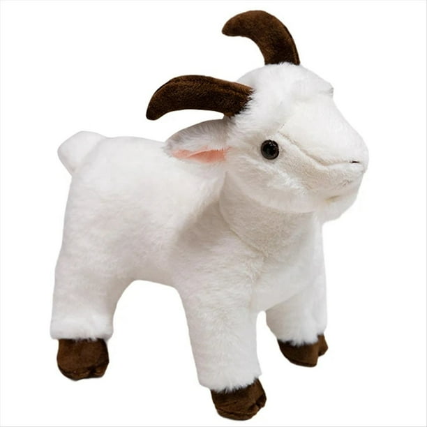Animal Serie Suave Simulación Cabra Montaña Realista Peluche Muñeca Regalo para Niños 40cm A