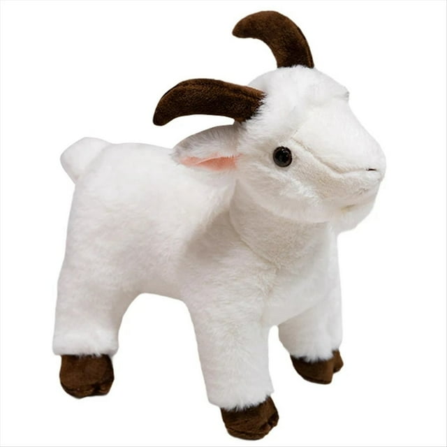 Animal Serie Suave Simulación Cabra Montaña Realista Peluche Muñeca Regalo para Niños 40cm A
