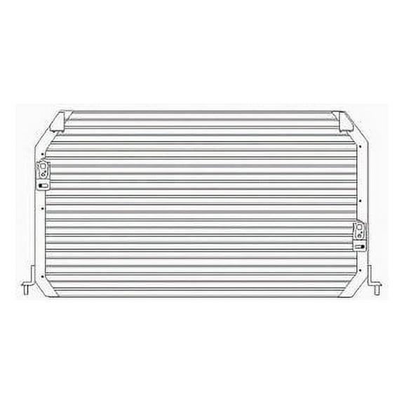 A/C Condenser - Compatible with 1995 - 1996 Toyota Camry