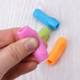 thumbnail image 4 of XmhyTop Writing Aid Grip, 4pcs Pencil Holding Practise Device for Correcting Pen Holder Postures（Color Random）, 4 of 5