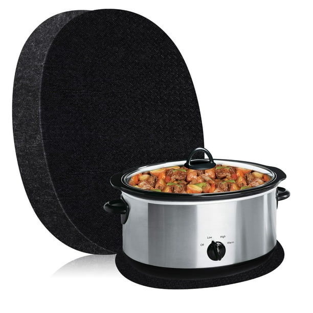 Alfombrilla resistente al calor SIUDANGKA para olla de cocción lenta Crockpot, paquete de 2