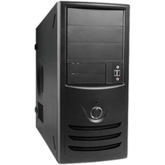 IN WIN Black Mid Tower C589 with 450 Watt Power Supply