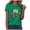 Green, variant on HCNTES Mardi Gras Shirt for Women Mardi Gras Outfit Carnival Tshirt Fat Tuesday Party Tee New Orleans Party Short Sleeve(Size:XL)
