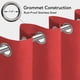 thumbnail image 3 of Cortinas para Exterior Impermeables y Prácticas 100% Poliéster Rojo, 3 of 7