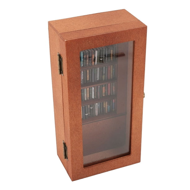 Estantería Para Aliviar La Ansiedad, Ventana Transparente Resistente Y Confiable, Liberación De Presión, Madera Maciza, Decoración Artística, Estante Para Libros, Adorno Para