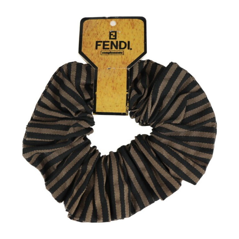 Pre-Owned FENDI Fendi Scrunchie Pecan Other Fashion Goods Canvas