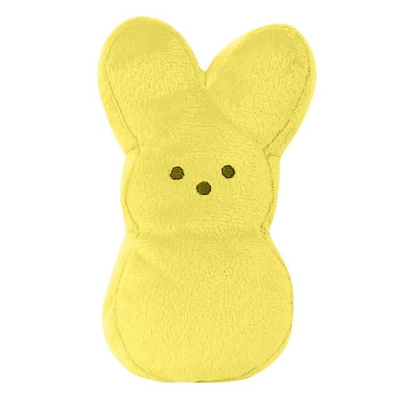 Decorr 1Pc 5.9-inches Easter Bunny Plush Toys, Cute Easter Bunny Stuffed Animals, Easter Party Favors Gift for Girls Boys(Yellow)