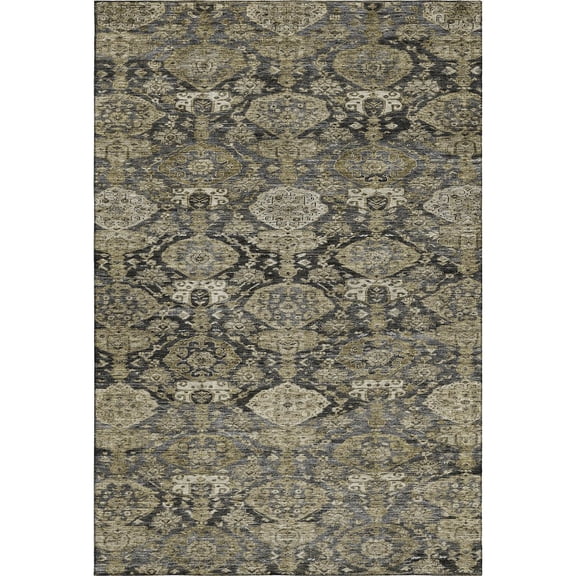 Dalyn Rugs Premium Machine Washable Mayfield AMF1084 Charcoal 2'6" x 3'10" Rug