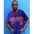 thumbnail image 2 of Big Boy Indianapolis Clowns NLBM Heritage Mens Baseball Jersey [Navy Blue - M], 2 of 8