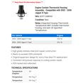 thumbnail image 2 of Engine Coolant Thermostat Housing Assembly - Compatible with 2002 - 2008 Jaguar X-Type - Motorad, 2 of 2